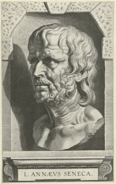 Portretbuste van Seneca