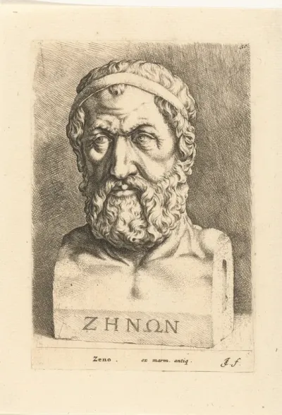Portretbuste van Zeno van Elea