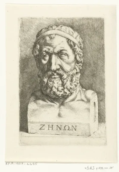 Portretbuste van Zeno van Elea