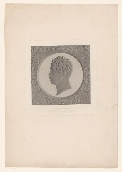 Portretmedaillon van Leopold IV Friedrich, Herzog von Anhalt-Dessau