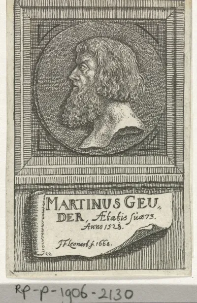 Portretmedaillon van Martin Geuder