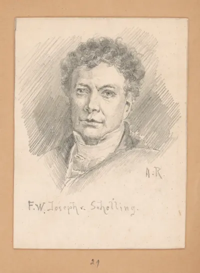 Portrétna štúdia F. W. Josepha v. Schellinga