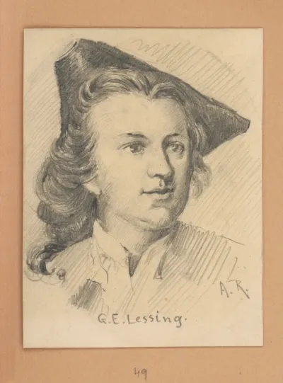 Portrétna štúdia G. E. Lessinga
