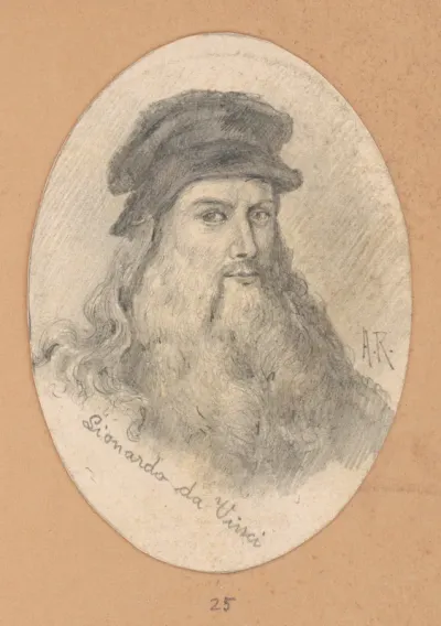 Portrétna štúdia Leonarda da Vinci