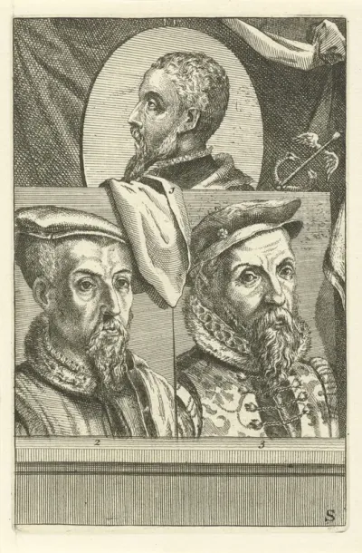 Portretten van Anthonis Mor, Matthys Cock en Hieronymus Cock