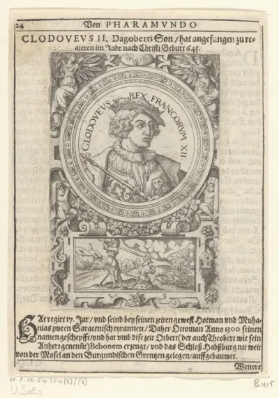 Portretten van Chilperik I