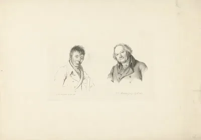 Portretten van Daniël Dupré en Christiaan Welmeer
