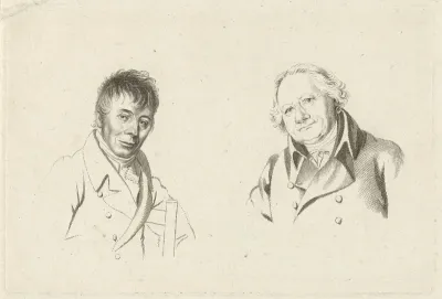 Portretten van Daniël Dupré en Christiaan Welmeer