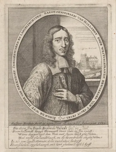 Portretten van de gebroeders De Wit, 1672