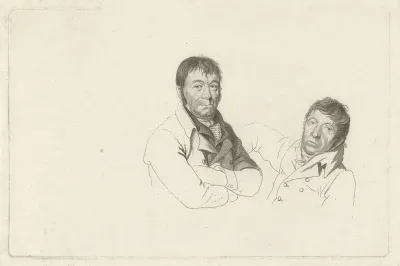 Portretten van Dirk Versteegh en Hendrik de Flines