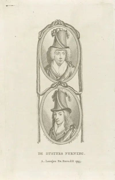 Portretten van Félicité en Théophile de Fernig