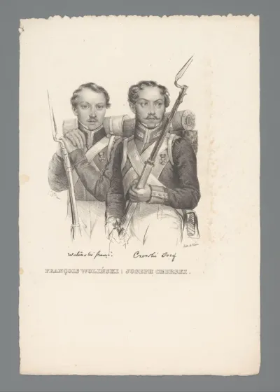 Portretten van Franciszek Ksawery Woliński en Józef Czerski