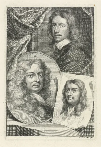 Portretten van Govert Flinck, Peter Lely en Philips Koninck