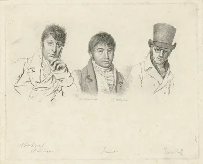 Portretten van H. Stokvisch, J. Smies en D. Kerkhoff