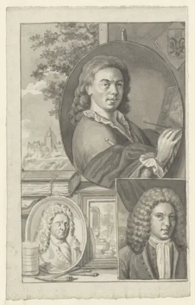 Portretten van Hendrik Soukens, Roukens en Frans van Eynden