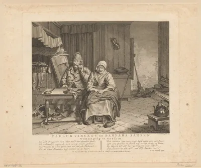 Portretten van het echtpaar Paulus Vincent en Barbara Jansen