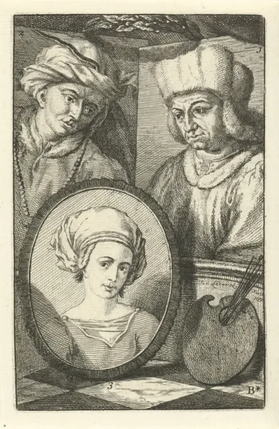 Portretten van Hubert, Jan en Margaretha van Eyck