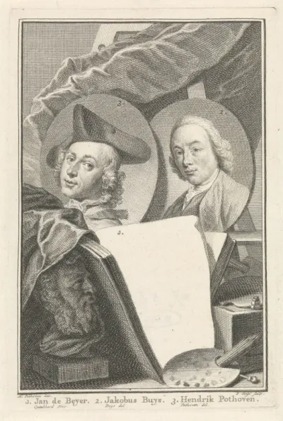 Portretten van Jacobus Buys en Hendrik Pothoven