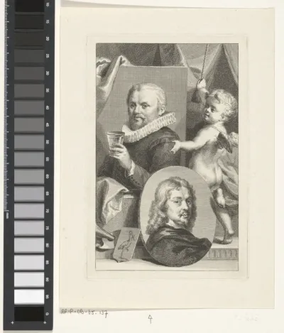 Portretten van Jan Antonisz. van Ravesteyn en Adriaen Hanneman