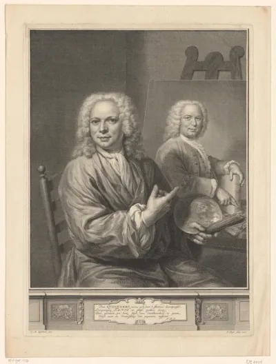 Portretten van Jan Maurits Quinkhard en Pieter Tanjé