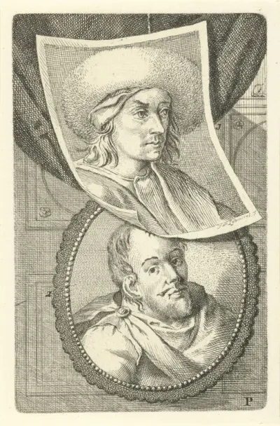 Portretten van Jan Swart van Groningen en Jacob Janszen