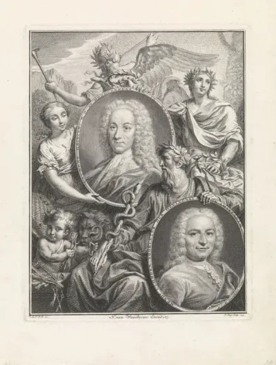 Portretten van Lorenz Heister en Hendrik Ulhoorn