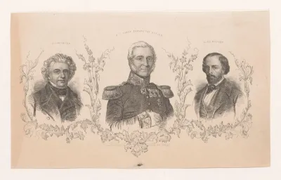 Portretten van Luigi Lablache, Huibert Gerard Nahuys van Burgst en Alfred de Musset