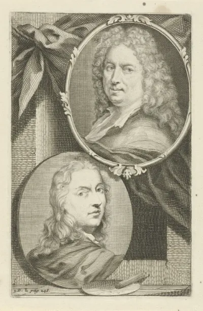 Portretten van Matthias Wulfraet en Augustinus Terwesten