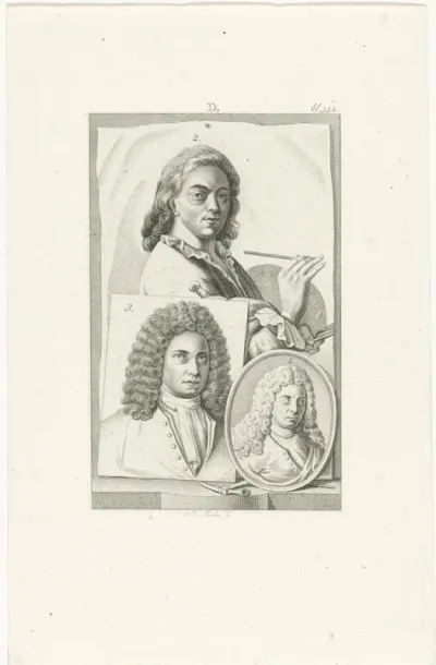 Portretten van N.N. Roukens, Hendrik Soukens en Frans van Eynden