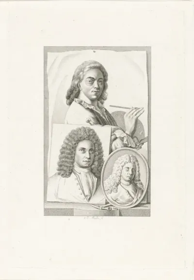 Portretten van N.N. Roukens, Hendrik Soukens en Frans van Eynden