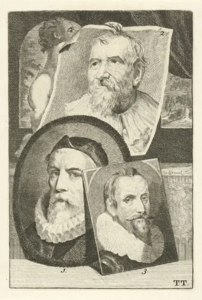 Portretten van Otto van Veen, Adam van Noort en Marcus Gheeraerts II