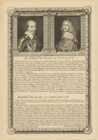 Portretten van Robert Bertie, hertog van Lyndsey, en Robert Dormer, hertog van Carnarvon