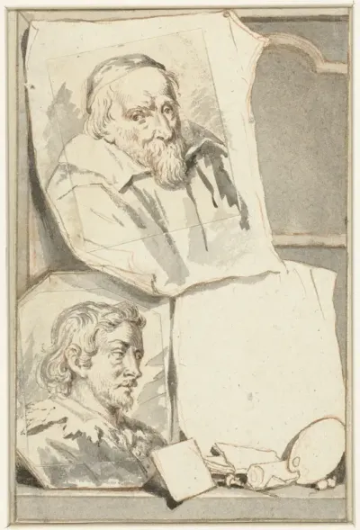 Portretten van Wencelaus Koeberger en Lucas van Uden