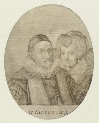 Portretten van Willem I en Louise de Coligny, prins en prinses van Oranje-Nassau