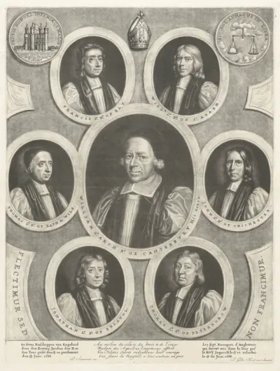 Portretten van zeven bisschoppen van Engeland, 1688