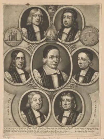 Portretten van zeven bisschoppen van Engeland