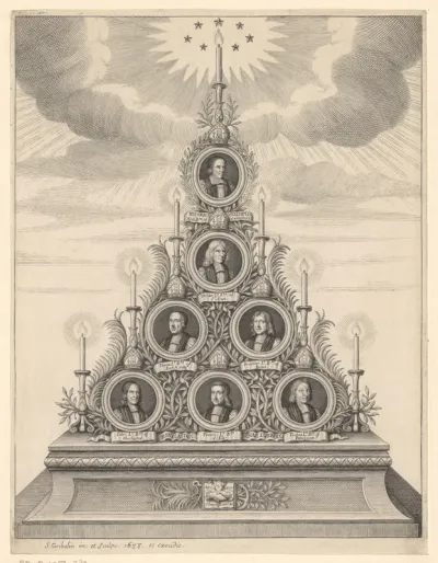 Portretten van zeven Engelse bisschoppen, 1688