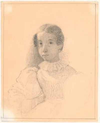 Portræt af Adelaide Emilie Waagepetersen