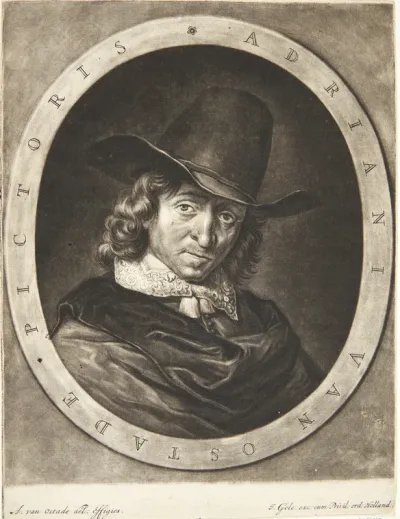 Portræt af Adriaen van Ostade