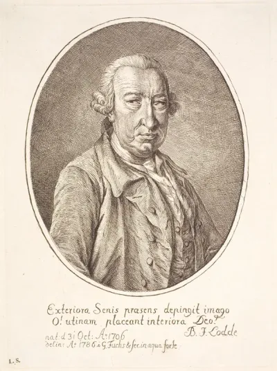 Portræt af Barthold Johan Lodde, oversætter