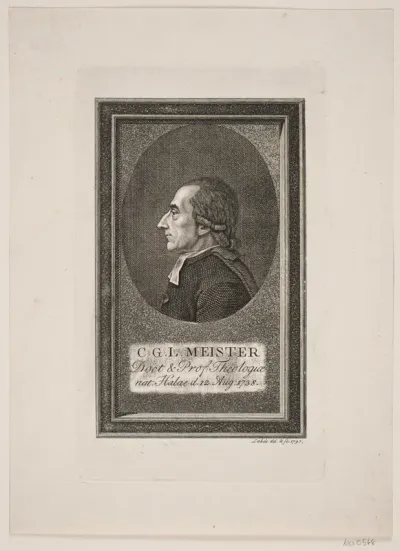 Portræt af C. G. L. Meister