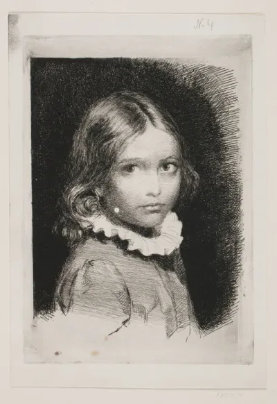 Portræt af Clara Emilie Rose Bloch