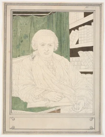 Portræt af den schweiziske naturforsker Charles Bonnet (1720-93)