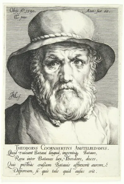 Portræt af Dirck Volkertsz. Coornhert