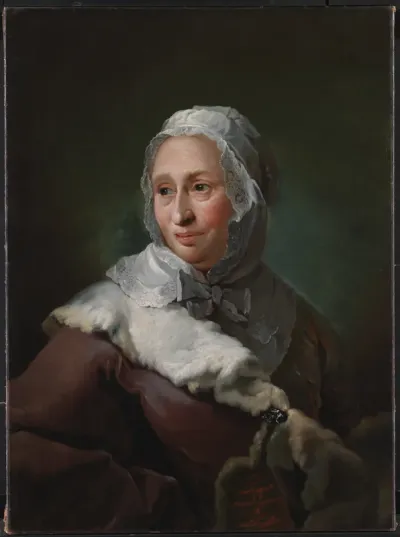 Portræt af Elisabeth Marie Fabritius, født d'Abbestée