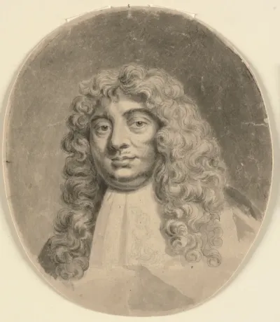 Portræt af en mand. Brystbillede. Kopi efter et portræt fra det 17. årh. (The Earl of Lauderdale?)