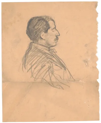 Portræt af Ernst Goldschmidt