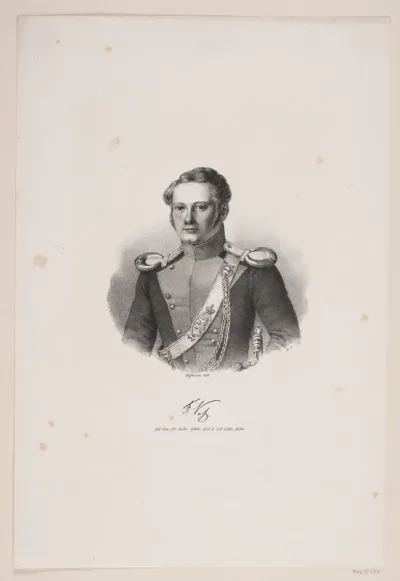 Portræt af F. D. Voss