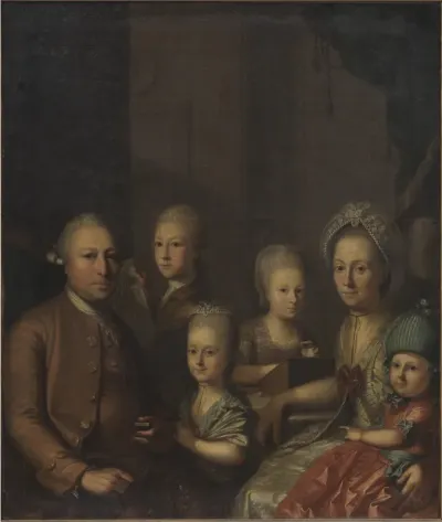 Portræt af familien Lund