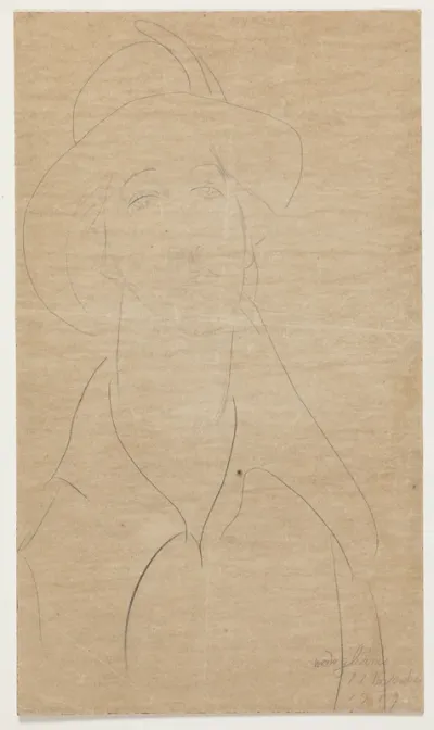 Portræt af friherreinde Thora Hamilton, født Klinckowström, tidligere gift med maleren Nils Dardel